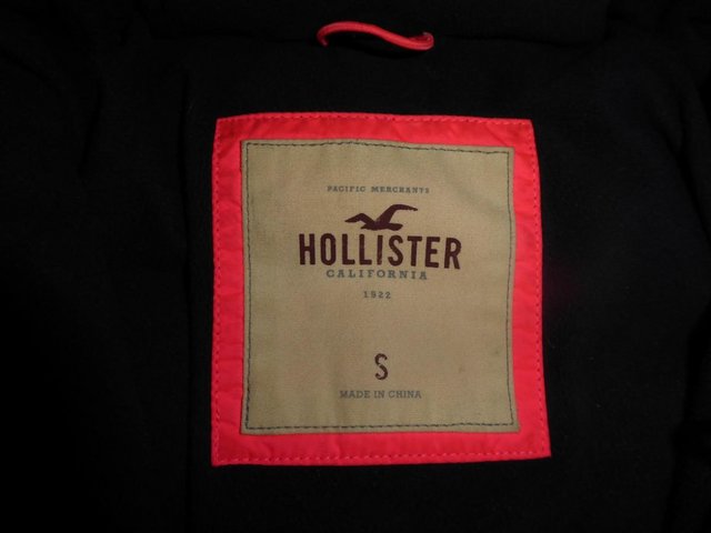 Image 2 of Hollister Jacket Navy size Small