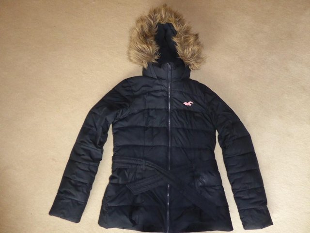 Preview of the first image of Hollister Jacket Navy size Small.