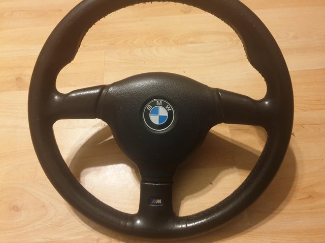 Preview of the first image of E36 BMW 325i  M - TECH 2 STEERING WHEEL.