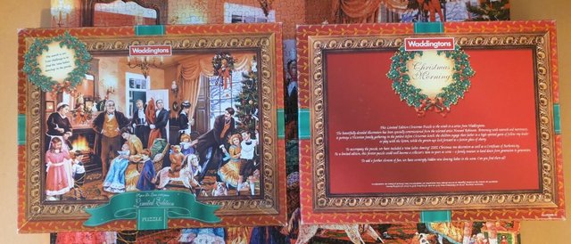 Image 3 of 1000 PIECE WADDINGTONS LTD EDITION JIGSAW CHRISTMAS MORNING