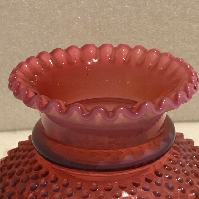 Image 2 of Glass overlays oil lamp’s shade
