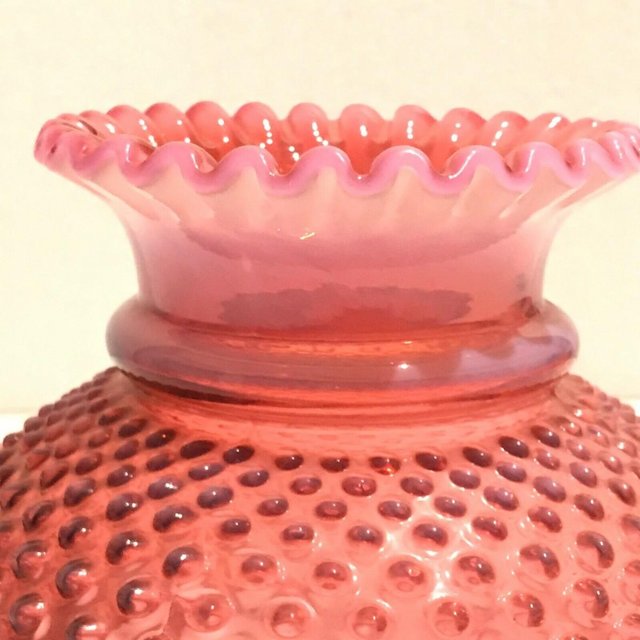 Image 5 of Glass overlays oil lamp’s shade