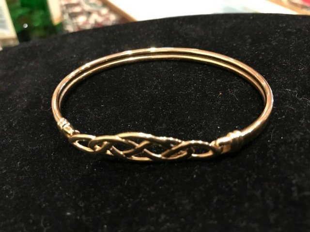 Image 2 of Lady’s 9CT gold Celtic bangle absolute stunning