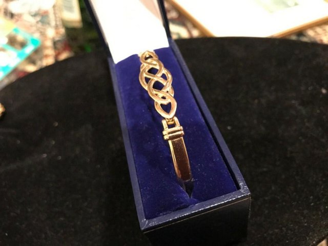 Preview of the first image of Lady’s 9CT gold Celtic bangle absolute stunning.