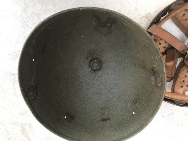 Image 6 of British army soldiers steel helmet 2WW