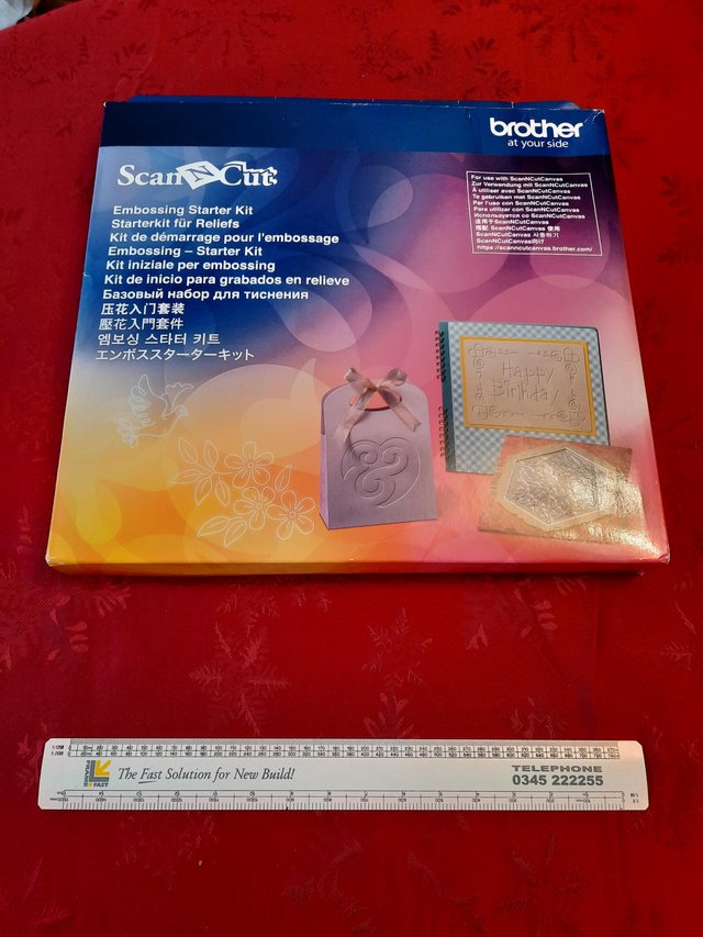 Preview of the first image of Brother Scan N Cut embossing starter kit REDUCED.