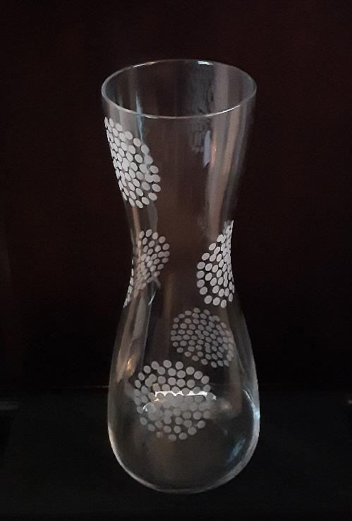 Preview of the first image of Beautiful Scandinavian Barbro Wesslander Glass Vase.
