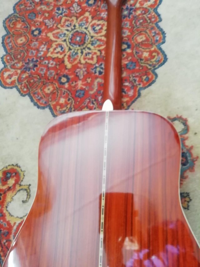 Preview of the first image of Acoustic Kimbara steel strung Guitar.