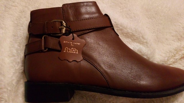 Image 2 of Faith ankle boots Real leather Size 6