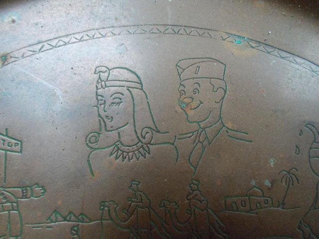 Image 3 of Copper plate Stan Laurel Oliver Hardy, Sons of the Desert