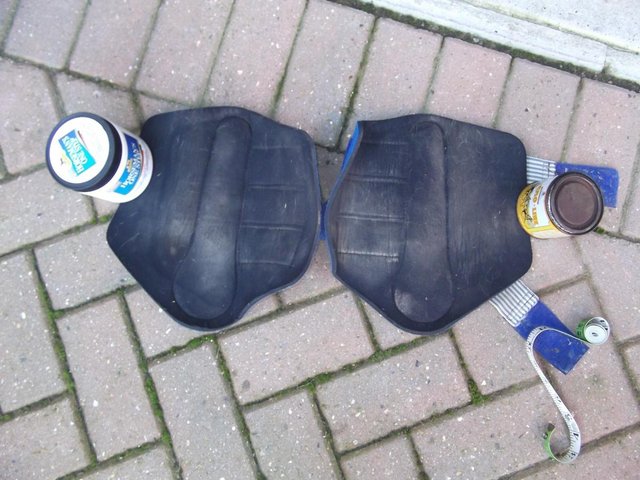 Image 3 of Brushing boots neoprene - blue