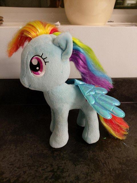 Preview of the first image of TY My Little Pony Rainbow Dash Plush Used.