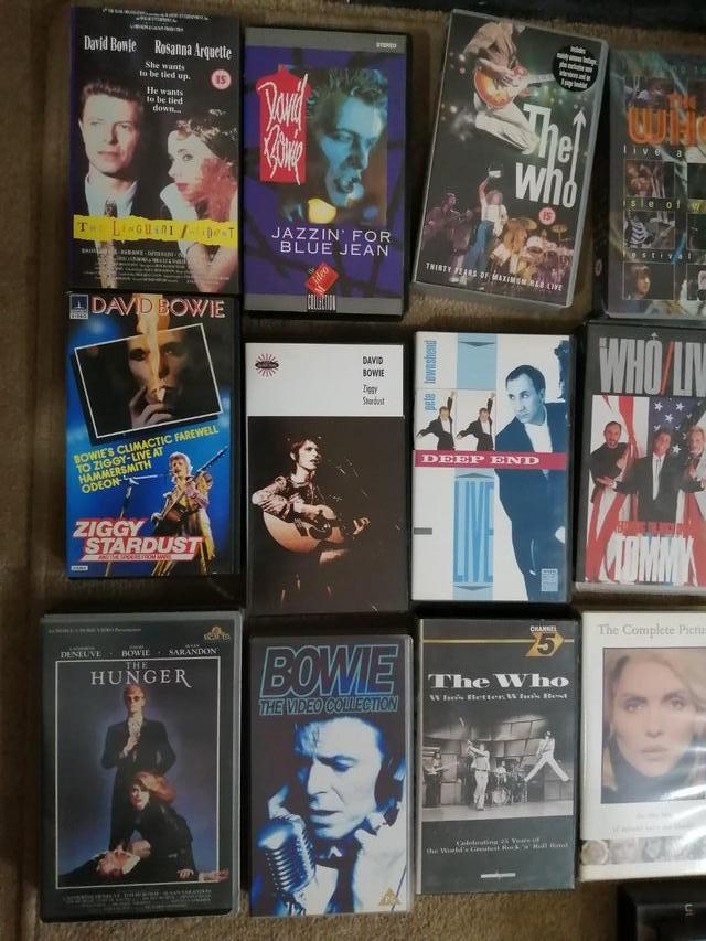 Image 2 of Music Video's Lot David Bowie Roxy Music The Who Floyd