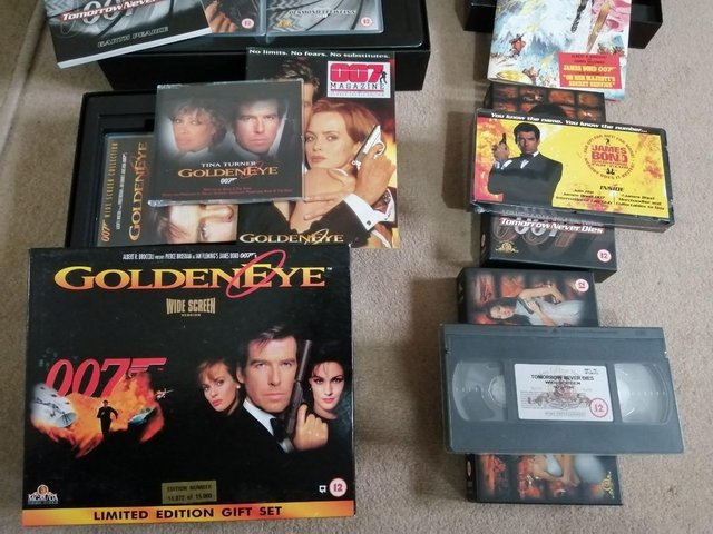 Image 2 of Video's James Bond Box Sets Tapes Sealed OHMSS Goldeneye