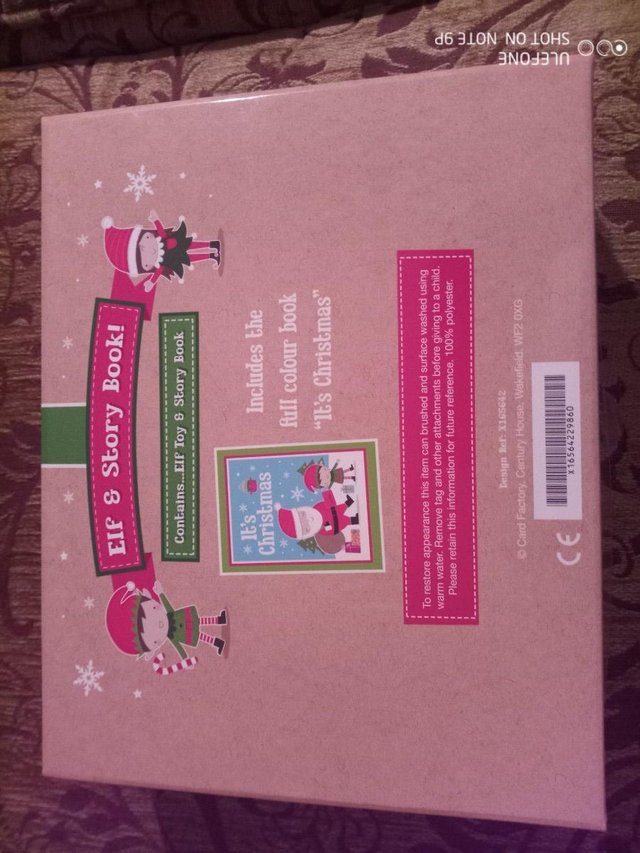 Preview of the first image of BNIB Christmas Elf with story book and Elf Handbook.