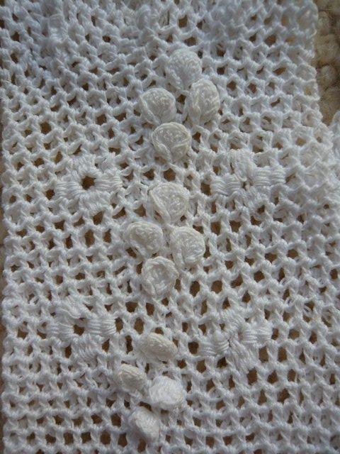 Image 2 of Gloves - Vintage, white, hand crocheted