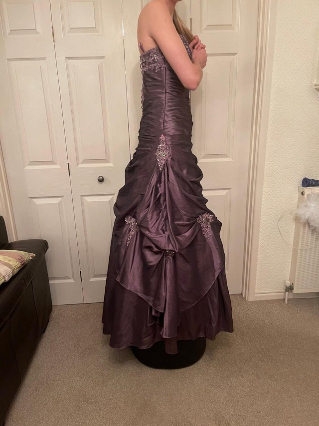 Image 2 of Prom Dress In Aubergine Colour