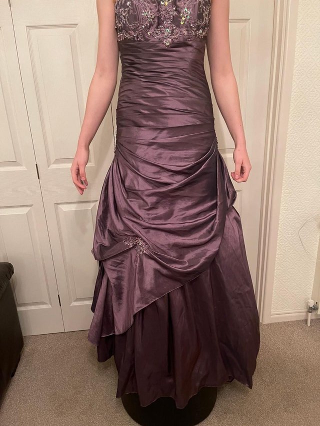 Image 3 of Prom Dress In Aubergine Colour