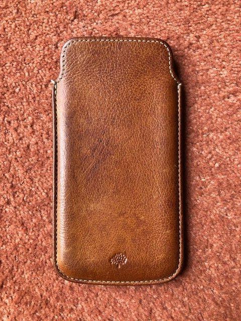 Image 3 of GENUINE MULBERRY TAN LEATHER iPHONE 5 6 7 PHONE CASE