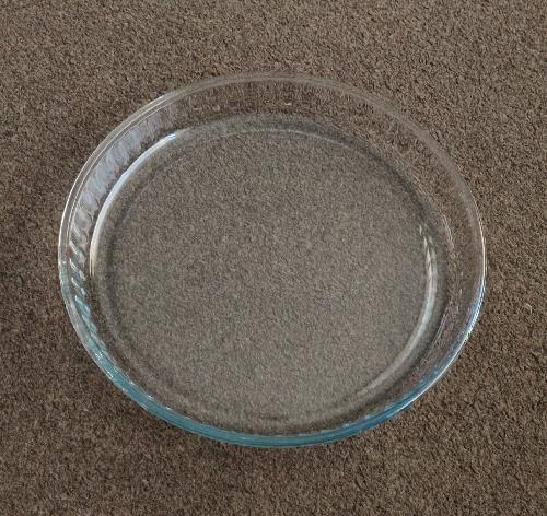 Preview of the first image of Pyrex 25cm Glass Fluted Flan Dish  BX31.