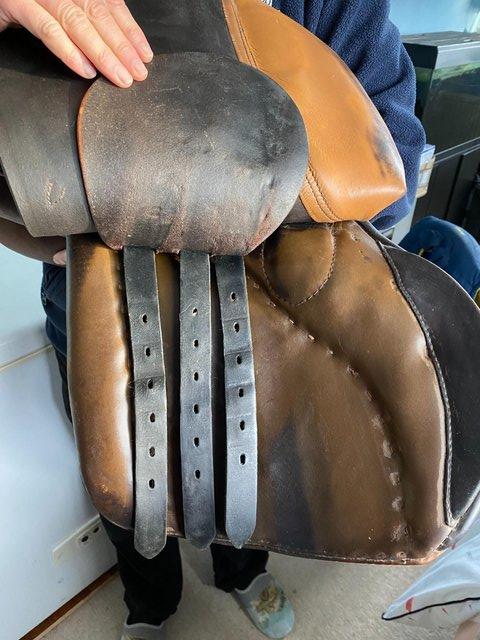Image 9 of Stubben Brown leather VSS Siegfried saddle.