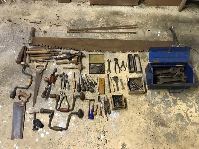 Preview of the first image of Large Quantity Vintage Tools for Collectors.