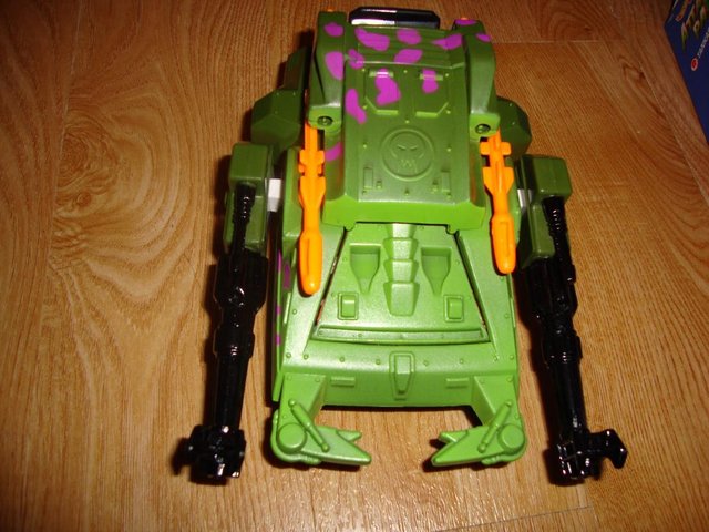 Image 2 of Green Transformer from the 80's