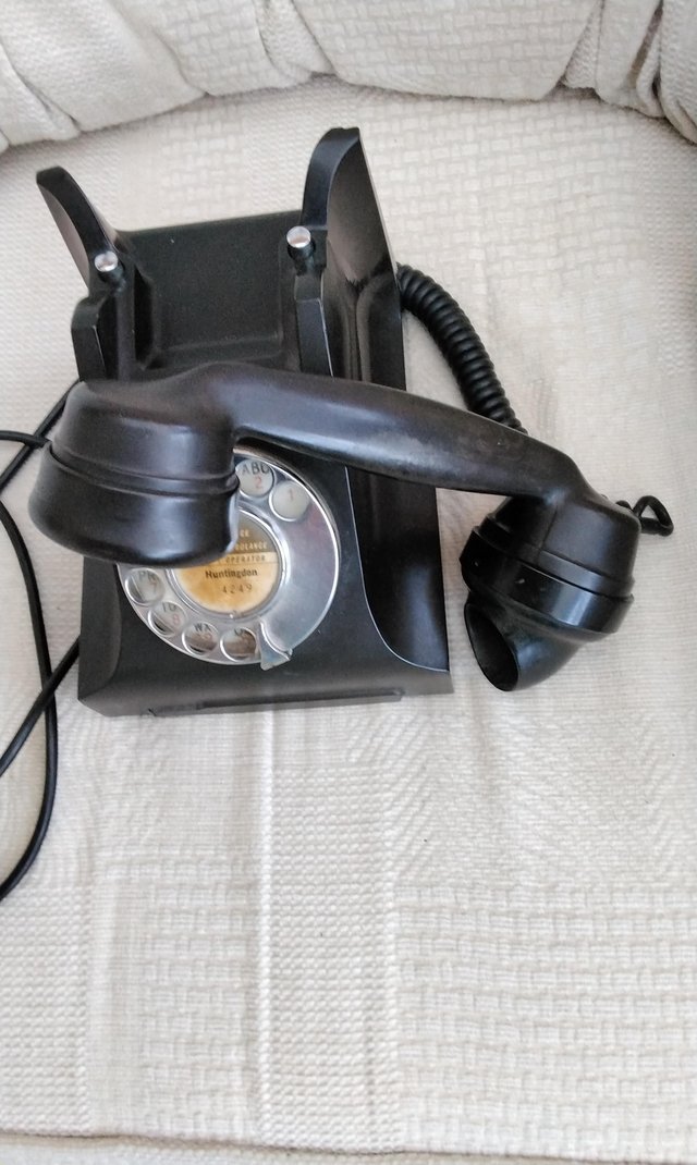 Preview of the first image of Telephone Black Bakelite.Call exchange.