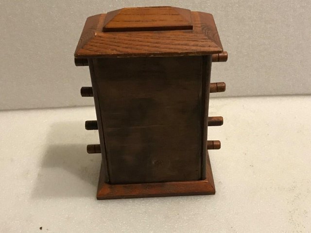 Image 3 of Calendar oak cased desk tops item circa 1900’s