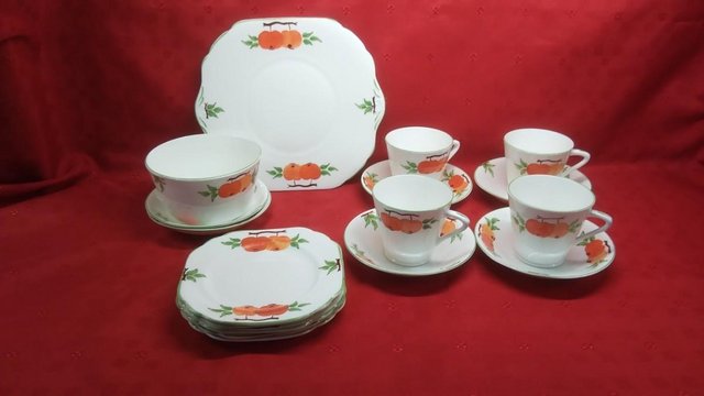 Preview of the first image of Tea Set – Stanley China4406 Made in England.