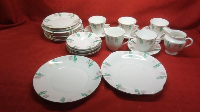 Preview of the first image of Tea Set – English Bone China Made in England.