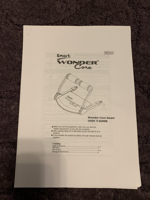 Preview of the first image of Smart Wonder Core Exerciser with Instructions.