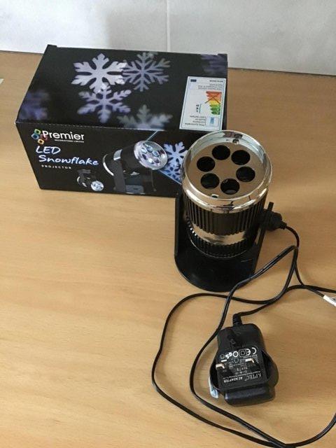 Preview of the first image of Premier LED Snowflake Projector.