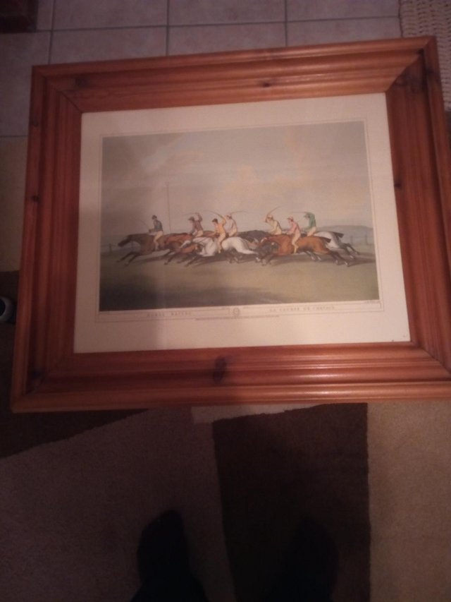 Preview of the first image of For Sale Horse Racing Picture/Print.