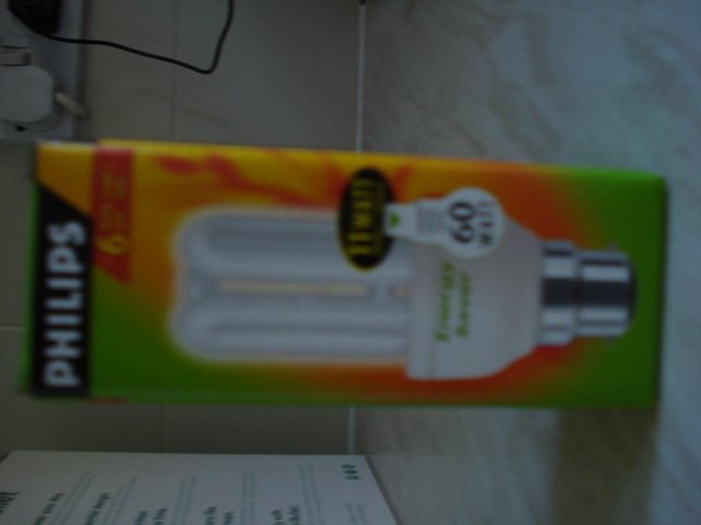 Preview of the first image of Philips  11 watt  Energy Saving bulb.