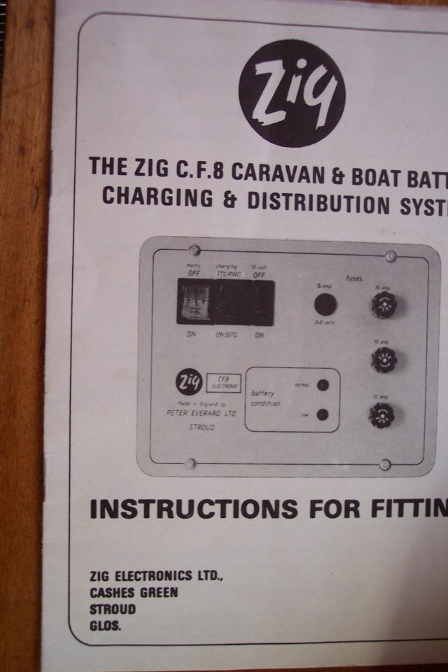 Image 2 of ZIG   C.F.8 electronic distributing unit instruction book
