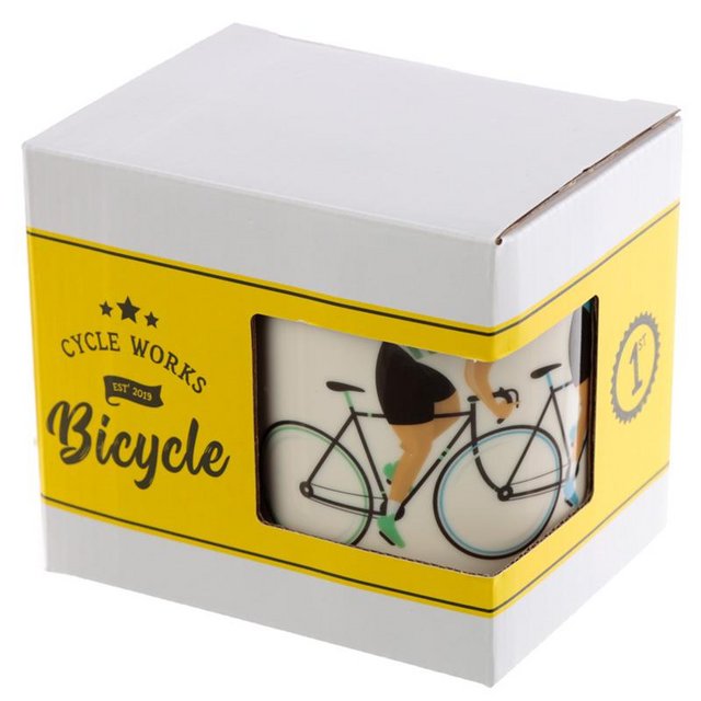 Image 3 of Collectable Porcelain Mug - Bicycle Cycle Works.  Free  post