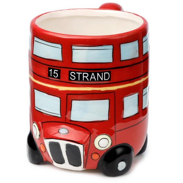 Preview of the first image of Fun Novelty Routemaster Red Bus Mug.  Free postage.