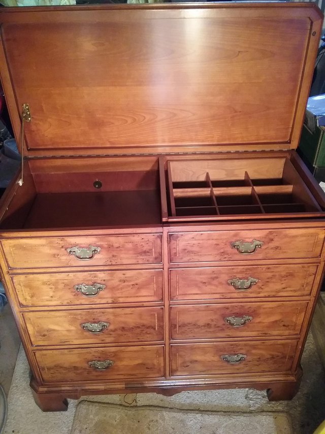 Preview of the first image of Collectors Cabinet in the form of a Georgian chest.