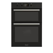 Preview of the first image of HOTPOINT BUILT IN DOUBLE OVEN IN BLACK-ELECTRIC-FAB-SUPERB.