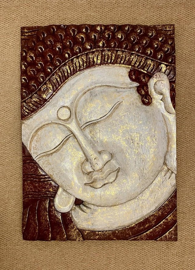 Image 2 of Sleeping Buddha wall piece...Zzzzz...