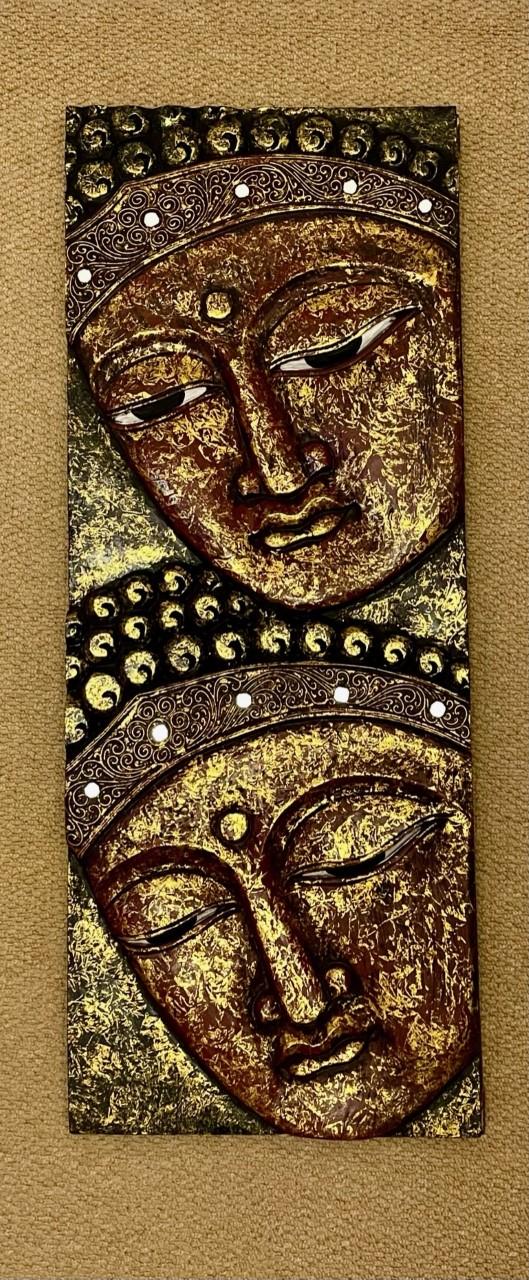 Image 2 of Buddha faces wall piece (sooo two faced!) :-P