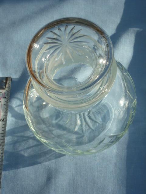 Preview of the first image of Attractive glass ornament with glass stopper.