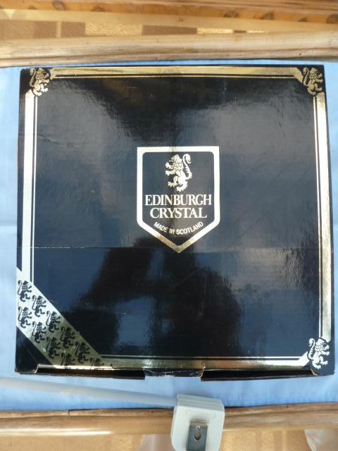 Image 2 of Edinburgh crystal glass bowl in original packaging.