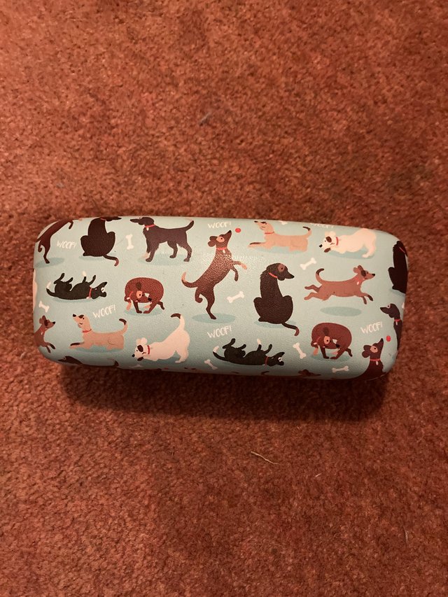 Image 2 of Glasses Case with dog prints As New