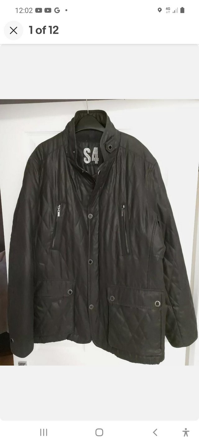 Image 2 of S4 Mens Water Repellent Casual Jacket 44R