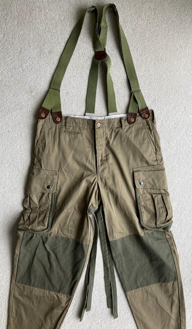 Image 3 of US ARMY WW2 M42 PARATROOPER JUMP TROUSERS 38R BNWOT WWII USA