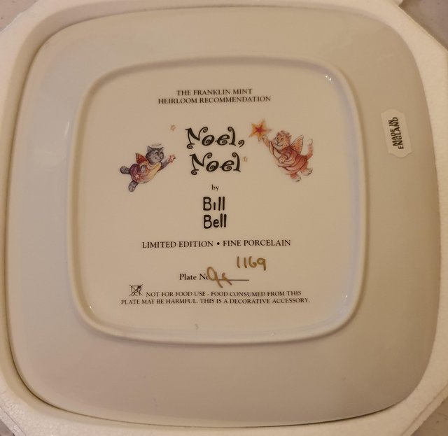 Image 3 of Bill Bell Noel Noel Porcelain Plate