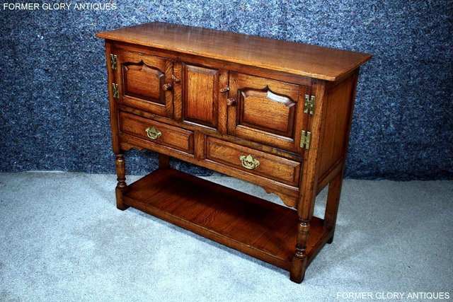 Image 3 of TITCHMARSH AND GOODWIN HALL CREDENCE CABINET SIDEBOARD