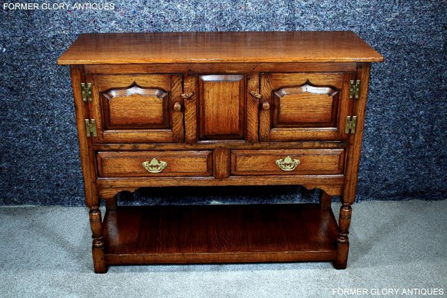 Image 6 of TITCHMARSH AND GOODWIN HALL CREDENCE CABINET SIDEBOARD